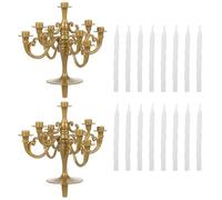 Toyvian Chandeliers pour Gâteau en Plastique Réutilisables, Décorations Créatives et Élégantes pour Anniversaire, Lot de 2 Pièces, pour Fêtes et Célébrations
