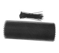 Toyvian Clôture de Jardin Barrière Robuste et Réutilisable en Filet Plastique Noir 0,4x6m pour Animaux et Volaille, pour Décoration Extérieure