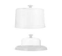 Toyvian Compartiments Outil Essentiel en Plastique Blanc pour Réparation de Montre Couverture Anti-poussière pour Mouvement de Montre