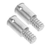 Toyvian Connecteurs Métalliques Filetés pour Manche de Balai, Lot de 2 Adaptateurs d'Extension, Compatibles avec Balais, Serpillières et Brosses, Usage Jardin et Ménage