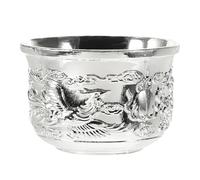 Toyvian Coupe à Liqueur en Alliage de Zinc Vintage, Mini-gobelet Décoratif en Métal Incassable, Tasse à Vin Style Palais, pour Fête, Mariage, Buffet et Décoration Intérieure