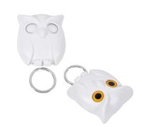 Toyvian Crochet Adhésif Mural Magnétique de Chouette Blanche, Porte-clés Créatif 2pcs, Installation Rapide sans Perçage pour Maison et Hôtel