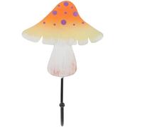 Toyvian Crochet de Champignon Mural Décoratif Jaune Multifonctionnel en Métal et Réutilisable Cuisine Décoration Murale Intérieure