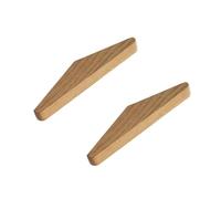 Toyvian Crochets Muraux en Bois Solides 2pcs Style Japonerie pour Manteaux et Paquet, Robustes Grosse Capacité, pour Chambre Cuisine