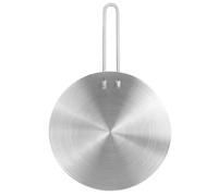 Toyvian Disque Adaptateur pour Plaque à Induction en Acier Inoxydable Poignée Amovible Diffuseur de Chaleur Uniforme pour Cuisson sur Table Cuisson Induction Ustensile Cuisine