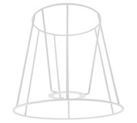 Toyvian Ensemble D'anneaux Métalliques pour Abat-jour Diy, Support de Lampe E27 Blanc, Accessoires D'éclairage Robustes et Élégants pour Plafonniers