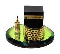 Toyvian Ensemble pour Ramadan en Rond à Collectionner, Décoration de Tableau de Bord de Voiture Style Islamique Moyen-Oriental Souvenir de Voyage en Saoudite