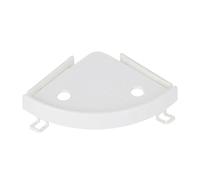 Toyvian Étagère de Rangement Triangulaire en Plastique, Fixation sans Perçage, Cuisine et Salle de Bain, Support Multifonctionnel sans Clous