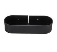 Toyvian Étagère Murale de Salle de Bain 5303, Alliage D'aluminium Noir | Rangement Mural sans Perçage, Charge Lourde, Usage Maison et Hôtel, Modèle Créatif 28,3cm