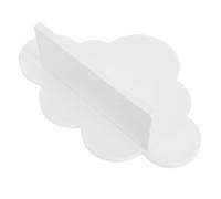 Toyvian Étagère Murale Flottante Facile à Installer sans Perçage Forme Nuage en PVC Blanc pour Chambre et Décoration Murale Originale