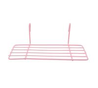 Toyvian Étagère Murale grillagée - Présentoir Photo Suspendu en Fil métallique pour entrée - Support Flottant Rose pour Chambre ou dortoir