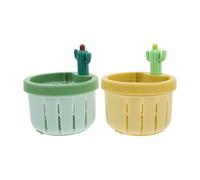 Toyvian Filtre de vidange d'évier de cuisine lot de 2 en PP pour évier et bac à légumes, style moderne minimaliste, collecte débris et évite bouchons