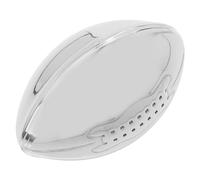 Toyvian Glaçons en Acier Inoxydable Forme Rugby sans Bavures, Faciles à Nettoyer, Pierre de Glace Réutilisable pour Whisky à Domicile ou Club