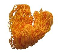 Toyvian Hamac Suspendu en Nylon 9 Brins, Filet Respirant, Portable et Léger, Lit de Loisirs Extérieur pour Camping, Randonnée et Détente, Couleur Orange, Hamac de Voyage Pratique