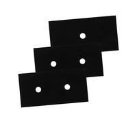 Toyvian Housse de Protection pour Cuisinière à Gaz en Ptfe Noir, Tapis Anti-huile et Couche Protectrice, Lot de 3 Pièces Ajustables Cuisine