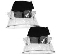 Toyvian Housse Étanche Pare-pluie Résistant aux UV en Pvc pour Projecteurs de Scène par Lights 2pcs Protection pour Événements Extérieurs