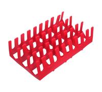 Toyvian Insert de Boîte aux Lettres en Silicone Rouge Étanche Plateau Rectangulaire 17,8 X 10,7 Cm avec Bordure Antidérapante Doublure de Protection Résistante aux Intempéries