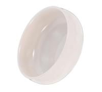 Toyvian Jardinière de Bol de Lotus en Céramique Blanche, Pot de Fleurs D'intérieur Décoratif et Fonctionnel, Design Rond Élégant pour Lotus et Nénuphar en Jardin ou Intérieur