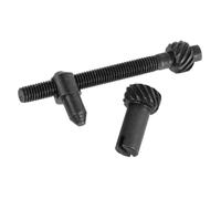 Toyvian Kit de Vis Tendeur de Chaîne pour Tronçonneuse 1 Set en Métal Robuste Noir, Prévient la Corrosion, Réglage Facile pour Chaînes 4500 5200 5800