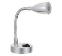 Toyvian Lampe de lecture LED 12 V 3 W pour camping-car et yacht, applique murale orientable en aluminium, montage au plafond, basse tension, pour lecture de pages