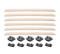 Toyvian Lattes de Lit en Bois de Remplacement, Support sous Matelas | Installation Facile, Compatibilité, Soutien Renforcé, Forte Capacité de Charge, Chambre à Coucher
