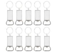 Toyvian Lot de 10 Porte-clés Décoratifs en Alliage de Zinc, Décapsuleur Délicat Résistant Corrosion, Ouvre-bouteille Bière Portable pour Camping et Pêche