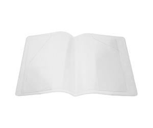 Toyvian Lot de 2 Set de Set de Protège-cahiers A5 en Pvc Transparent Protection Imperméable et Noyau Intérieur pour Cahiers et Carnets Usage Élève et Protection de Bureau