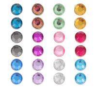 Toyvian Lot de 24 Marqueurs en Acrylique Colorés pour Verre à Vin Aimant Identifiants de Verre Pratiques pour Fêtes Mariage et Événements - Accessoires Réutilisables pour Reconnaissance