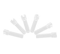Toyvian Lot de 6 Set de Set de Pailles Lavables en Silicone pour Bouteille et Gobelet, Pièces de Rechange Portables au Design Simple, pour Hydratation Quotidienne