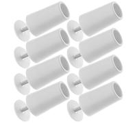 Toyvian Lot de 8 Butées de Stores Roulants Blanches, Fixations de Volets Roulants Compactes, Pièces de Rechange pour Occultant Fenêtre, Kit de Réparation pour Stores et Volets,