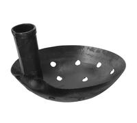 Toyvian Louche en Fer avec Trous de 1cm pour Nettoyage des Fossés Agricoles Pelle Utilitaire Légère pour Entretien des Gouttières Santé du Sol