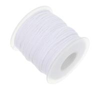 Toyvian Mèche de Bougie Ronde en Coton Blanc pour Cire Végétale et Cire d'abeille, Allumage Facile et Compatibilité Large pour Fabrication de Bougies DIY