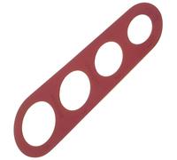 Toyvian Mesureur à Spaghetti en Acier Inoxydable 4 Trous pour Contrôle Précis des Portions, Outil de Mesure Solide Cuisine et Cuisson