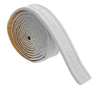 Toyvian Moulure Autocollante Blanche en Mousse Flexible pour Décoration Murale, Facile à Nettoyer et Amovible, Rouleau Unique pour Intérieur et Maison