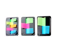 Toyvian Notes Adhésives Fluo en Pet pour Marquage Facile des Pages 6 Boîtes Onglets Néon Pratiques pour Indexer et Signaler Livres et Graphiques