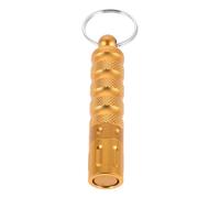 Toyvian Outil Coupe-cigares Portable en Métal Doré avec Perforatrice Antidérapante, Amateurs de Cigares en Voyage la Maison