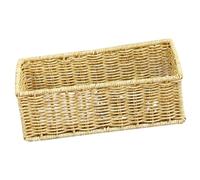 Toyvian Panier de Rangement Tressé en Pp, 13×9cm, Cuisine | Style Tressé Artisanal, Multifonction et Robuste, Organise Couverts, Serviettes, Petits Objets, Aspect