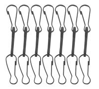 Toyvian Pince pour Rideaux, Anneaux Clips, 100pcs, Fer Noir, Crochets à Clip pour Suspendre, Clips à Ouverture Rapide et détachables, pour Homes et DIY Craft
