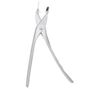 Toyvian Pinces Anti-Brûlure en Acier Inoxydable avec Patins en Silicone Antidérapants Pince Multifonction Compacte pour Plats Chauds Pizzas et Bols pour Four Micro-Ondes et