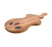 Toyvian Planche à Découper en Bois Fantôme Cuisine Fêtes, Design Halloween Unique, Facile à Nettoyer Double Fonctionnalité, Motif Citrouille et Crâne Élégant