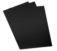 Toyvian Plaques Vierges en Aluminium Anodisé Noir 3 Pièces, Feuilles en Aluminium 5052 Résistantes à L'usure Bords Lisses pour Gravure et Projets Artisanaux