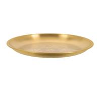 Toyvian Plateau à Chandeliers rituels en Acier Inoxydable Or 14cm, Plateau rituel Pentagramme pour rituels de Tarot et, Accessoire Polyvalent pour décoration Maison