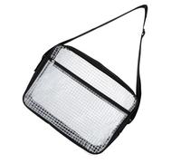Toyvian Pochette à Outils Transparente en PVC Anti-Statique Bandoulière, Grande Capacité et Design Simple