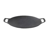 Toyvian Poêle à Griller en Fer pour Barbecue Extérieur, Bord Lisse et Arrondi, Usage Polyvalent, pour Camping et Vacances en Plein Air