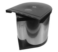 Toyvian Poubelle Cuisine avec Couvercle Anti-odeurs avec Seau Intérieur Amovible Noire 8l Plastique Moderne, sans Contact, pour Meuble sous Évier