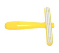 Toyvian Rouleau Anti-Peluches pour Animaux Double Face en Silicone Jaune, Réutilisable et Facile à Nettoyer, pour Enlever Poils de Chat et Chien sur Vêtements et Meubles
