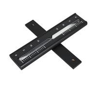Toyvian Sablier de Sauna en Bois et Aluminium Noir, Minuterie Précise Résistante à Haute Température, Accessoire Élégant pour Hammam et Salle de Vapeur, Dimensions 30x7x3 Cm