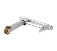 Toyvian Sélecteur Double Mécanisme Porte Coupe-feu Métal Argenté en Automatique de Fermeture, Dispositif à Ouverture pour Installation en Espaces Étroits