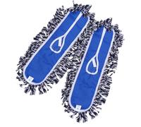 Toyvian Serpillière en Coton de Remplacement 2 Pièces pour Balai à Franges | Chiffon de Nettoyage, Forte Absorption D'eau, Puissance D'entretien, Accessoire pour Tête de Balai