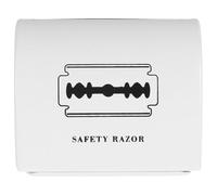 Toyvian Shaver Disposal Box Métallique Rangement Lames de Rasoir et Pratique Boîte de Stockage Multifonctionnelle pour Bureau et Salle de Bains Contenance Élevée et Conception Élégante